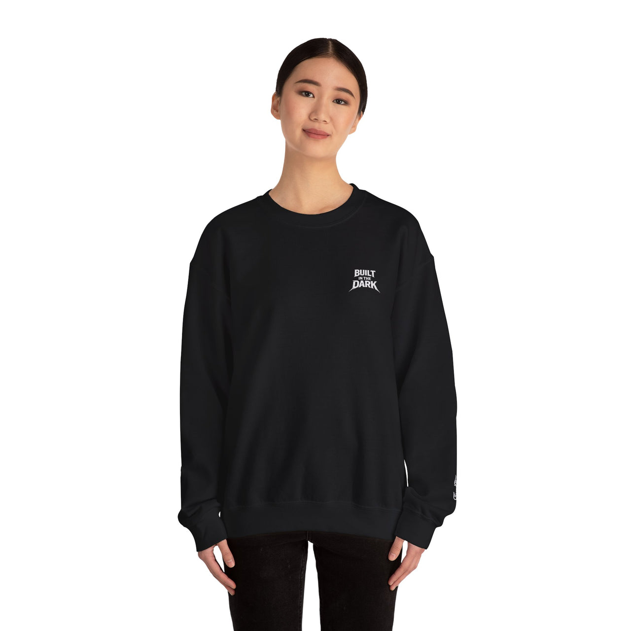 Crewneck Sweatshirt — "Where the Wild Things Are" Retro Monster Graphic alternate view 4