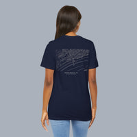 Venice Beach Map T‑Shirt — Minimal Coastal Map Graphic Tee