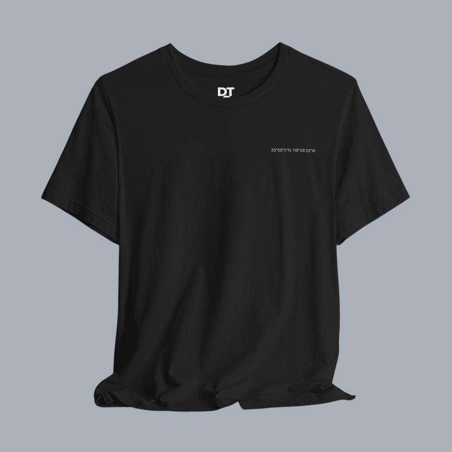 Venice Beach Map T‑Shirt — Minimal Coastal Map Graphic Tee