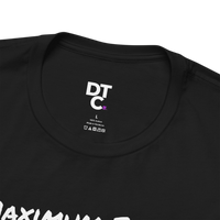 DailyThreadCo. black 100% cotton crew neck t-shirt with 