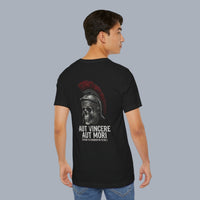 DailyThreadCo. black 100% cotton t-shirt with a Roman skull graphic and 