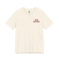 DailyThreadCo. cream 100% cotton t-shirt with 