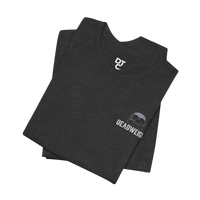 DailyThreadCo. dark grey 100% cotton t-shirt with distressed skull graphic and 