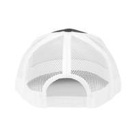 DailyThreadCo. Deadweight trucker cap with white breathable mesh back and adjustable plastic snapback closure.