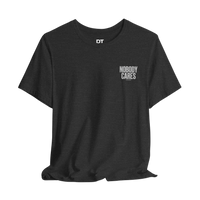 DailyThreadCo. dark grey cotton t-shirt with 