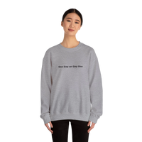 DailyThreadCo. grey crewneck sweatshirt with