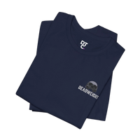 DailyThreadCo. navy blue 100% cotton crew neck t-shirt with 