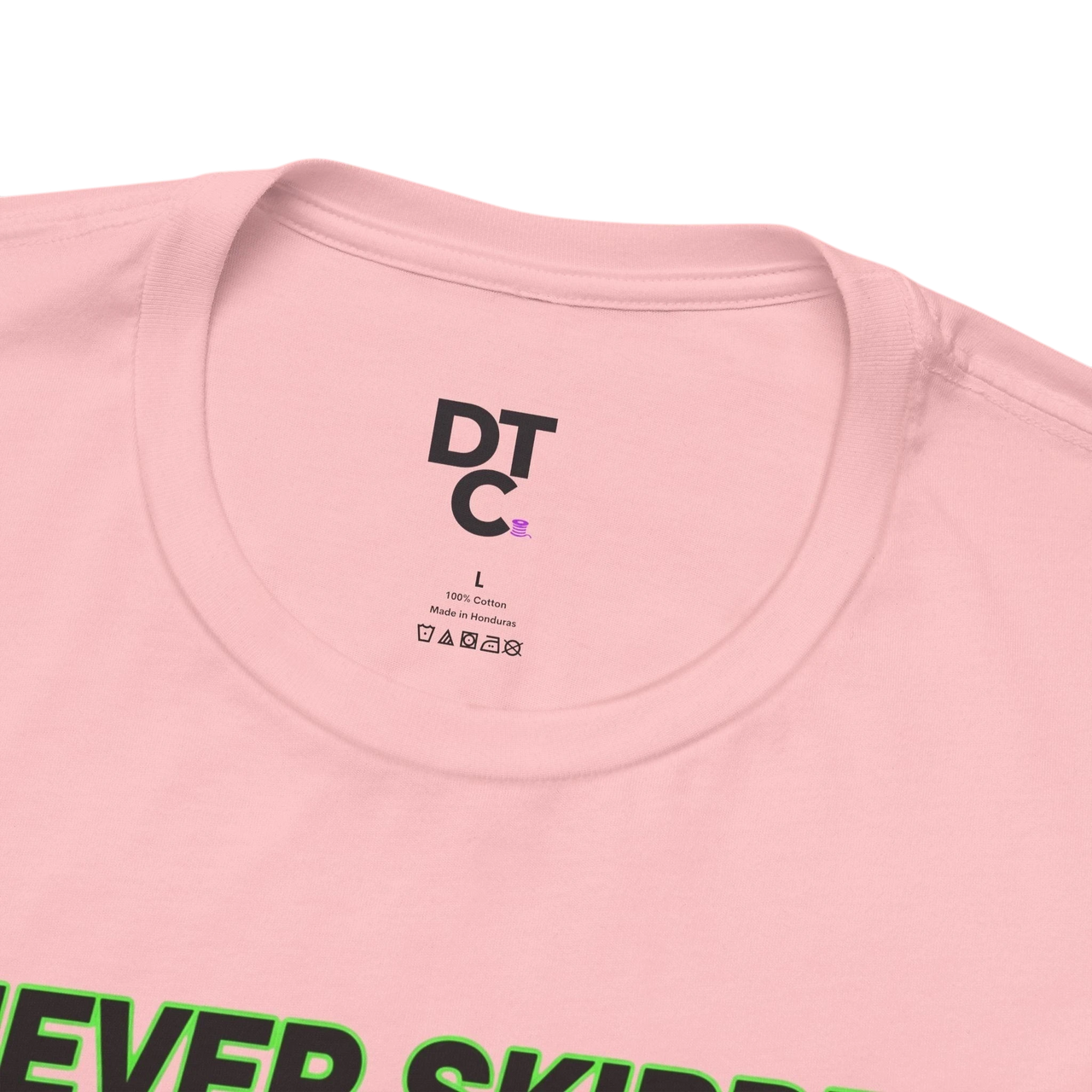 DailyThreadCo. pink 100% cotton t-shirt with