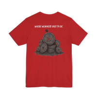 DailyThreadCo. red 100% cotton t-shirt with 
