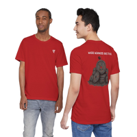 DailyThreadCo red 100% cotton t-shirt with 