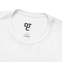 DailyThreadCo. white 100% cotton t-shirt with 'Zero Given' graphic and size L label.